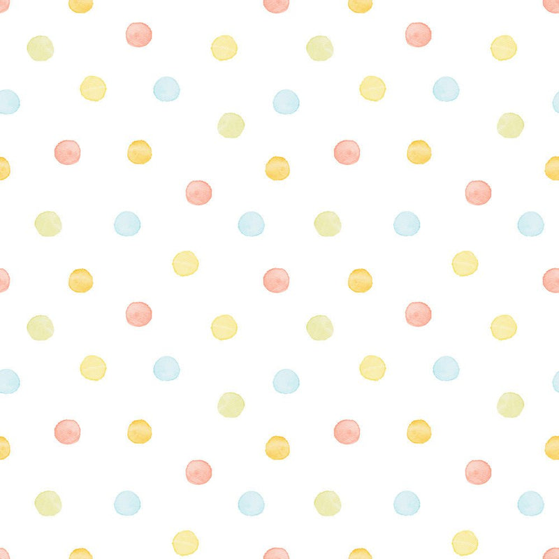 Little Critters Summer Fun Dots Fabric - ineedfabric.com
