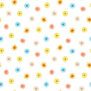 Little Critters Summer Fun Flower Tops Fabric - ineedfabric.com