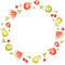 Little Critters Summer Fun Fruit Wreath Fabric Panel - ineedfabric.com