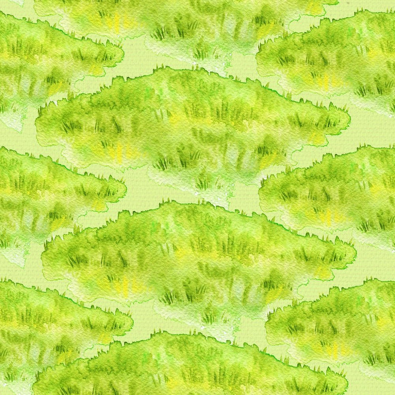 Little Critters Summer Fun Meadow Grass Fabric - ineedfabric.com