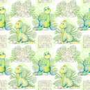 Little Dino Floral Fabric - ineedfabric.com