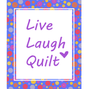 Live Laugh Quilt Fabric Panel - Purple - ineedfabric.com