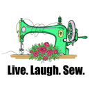 Live Laugh Sew Fabric Panel - ineedfabric.com