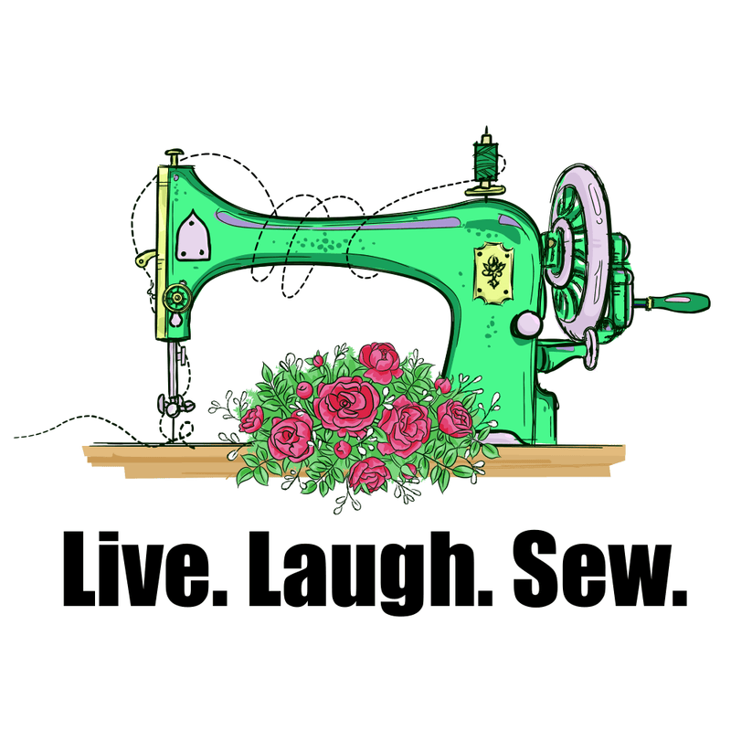 Live Laugh Sew Fabric Panel - ineedfabric.com