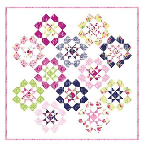 Live·Love·Sew Dozen Roses Quilt Pattern - ineedfabric.com