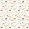 Livestock in the Paddock Fabric - White - ineedfabric.com