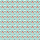 Lollipop Gnome With Presents Fabric - Blue - ineedfabric.com