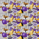 Louisiana State University Mascot Fabric - ineedfabric.com