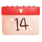 Love Day Calendar Fabric Panel - ineedfabric.com