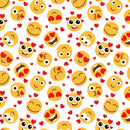 Love Emojis Fabric - ineedfabric.com