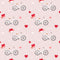Love is in the Air Bicycles Fabric - Tan - ineedfabric.com