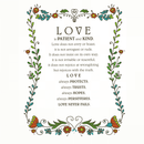 Love Is Patient & Kind Fabric Panel - ineedfabric.com
