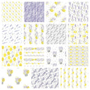 Lovely Lavender & Lemons Fat Eighth Bundle - 15 Pieces - ineedfabric.com