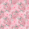 Loving Hearts Bouquets Fabric - Pink - ineedfabric.com