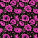 Magenta Poppy Fabric - ineedfabric.com