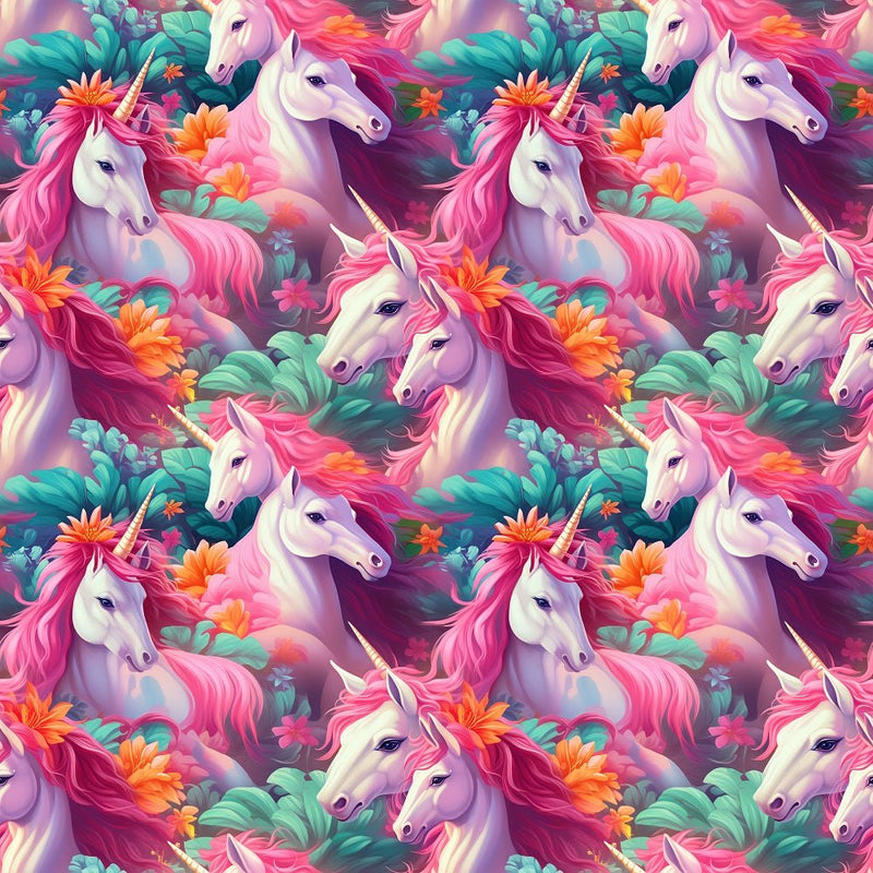 Magical Unicorns 10 Fabric - ineedfabric.com