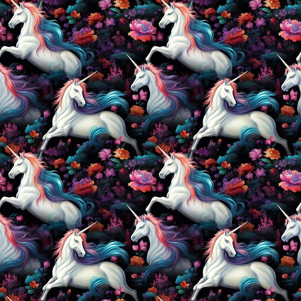 Magical Unicorns 12 Fabric - ineedfabric.com