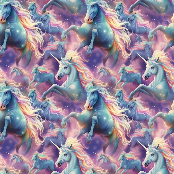 Magical Unicorns 14 Fabric - ineedfabric.com