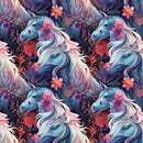 Magical Unicorns 3 Fabric - ineedfabric.com