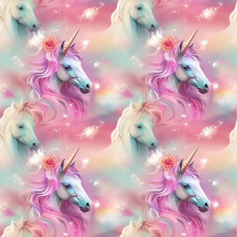 Magical Unicorns 4 Fabric - ineedfabric.com