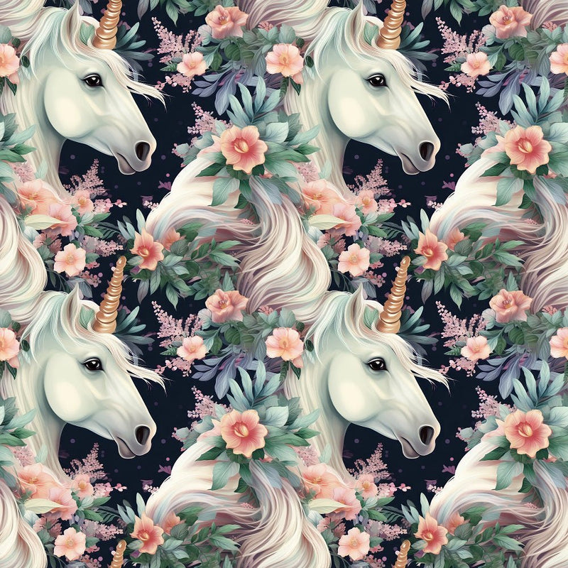 Magical Unicorns 7 Fabric - ineedfabric.com