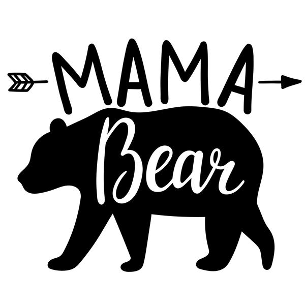 Mama Bear Fabric Panel - ineedfabric.com
