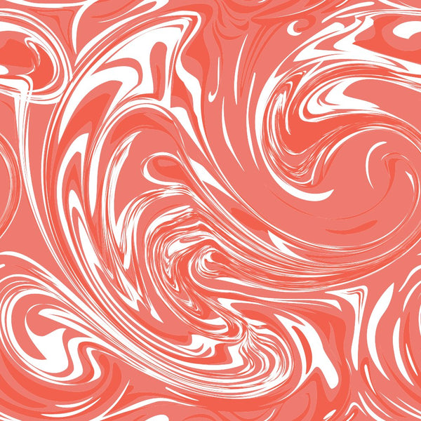 Marble Swirl Fabric - Cinnabar - ineedfabric.com