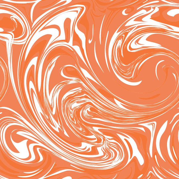Marble Swirl Fabric - Pumpkin - ineedfabric.com