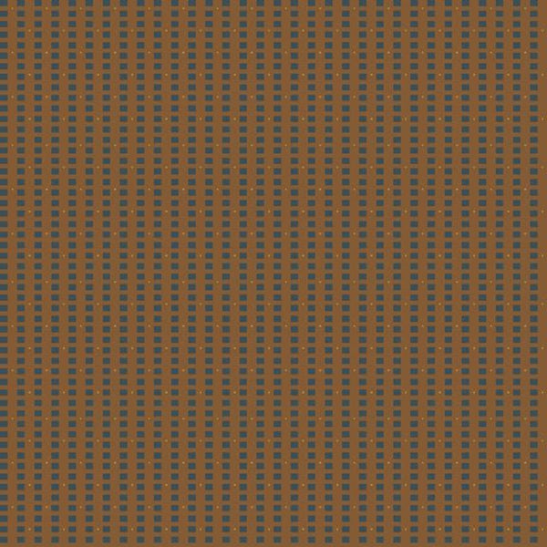 Marcus Fabrics, Cross the Lines Fabric - Brown - ineedfabric.com