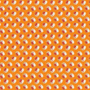 Marcus Fabrics, Tea Time Abstract Fabric - Orange - ineedfabric.com