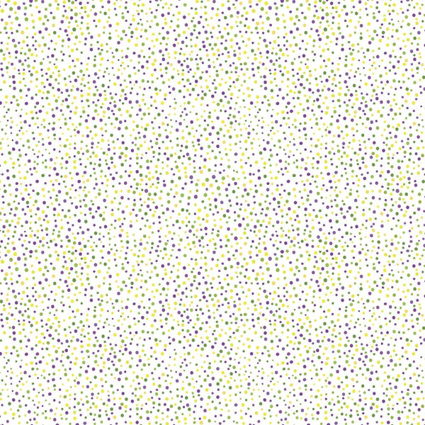 Mardi Gras Confetti Fabric - ineedfabric.com