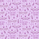 Mardi Gras Parade Fabric - Purple - ineedfabric.com