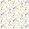 Mardi Gras Polka Dot Fabric - ineedfabric.com