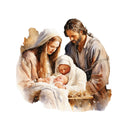 Mary, Joseph, & Baby Jesus Fabric Panel - ineedfabric.com