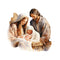 Mary, Joseph, & Baby Jesus Fabric Panel - ineedfabric.com