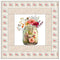 Mason Jar Filled With Flowers 5 Wall Hanging 42" x 42" - ineedfabric.com