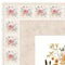 Mason Jar Filled With Flowers 5 Wall Hanging 42" x 42" - ineedfabric.com