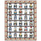 Mason Jar Quilt Kit - Christmas in a Jar 54 1/2" x 68 1/2" - ineedfabric.com