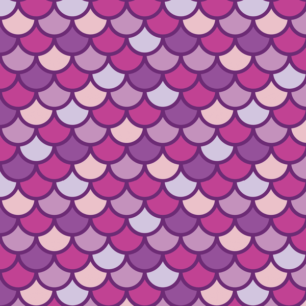 Mermaid Scales Fabric - Pink - ineedfabric.com