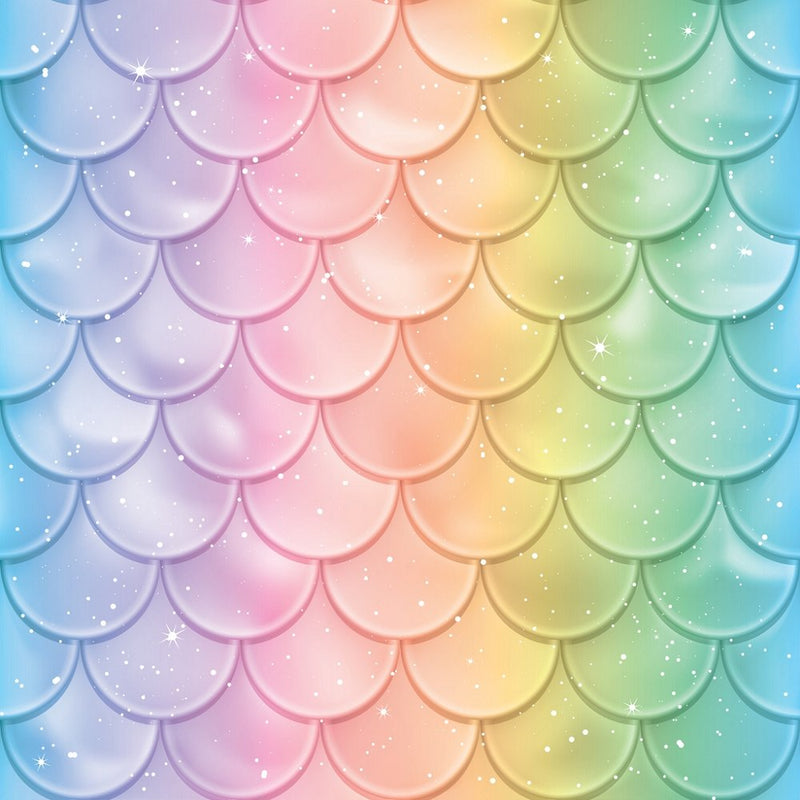 Mermaid Tail Fabric - Rainbow - ineedfabric.com