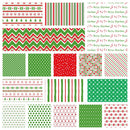 Merry Christmas Basics Fat Quarter Bundle - 17 Pieces - ineedfabric.com