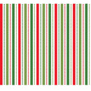Merry Christmas Border Stripe Dots & Lines Fabric - ineedfabric.com