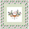 Merry Christmas Deer Head Tangled In Lights Wall Hanging 42" x 42" - ineedfabric.com