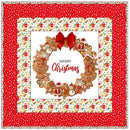 Merry Christmas Gingerbread Cookie Wreath Wall Hanging 42" x 42" - ineedfabric.com