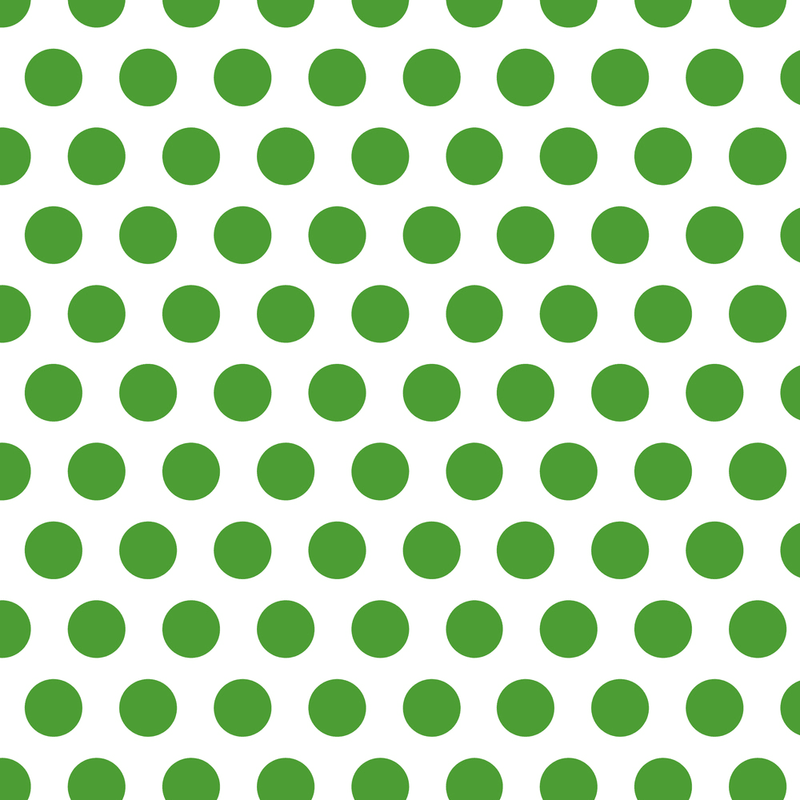 Merry Christmas Large Polka Dots Fabric - ineedfabric.com