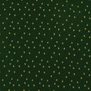Merry Christmas Metallic Stars Fabric - Green - ineedfabric.com