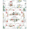 Merry Christmas Mini Wall Hanging 9" x 9" - ineedfabric.com
