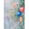 Merry Christmas Snowstorm Christmas Tree Fabric Panel - ineedfabric.com