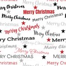 Merry Christmas Text Fabric - ineedfabric.com