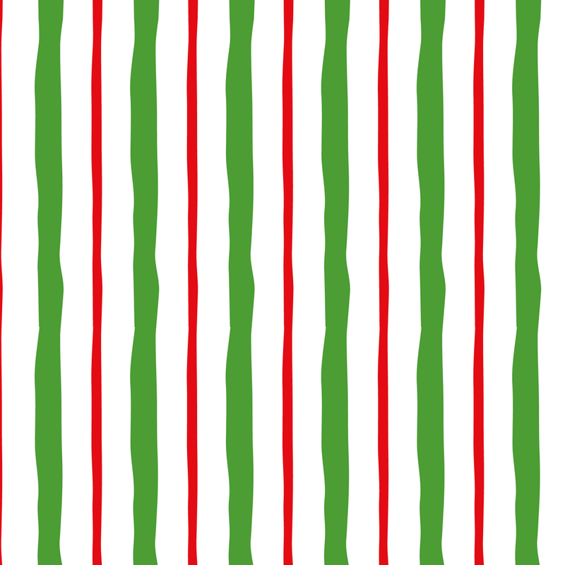 Merry Christmas Vertical Stripes Fabric - ineedfabric.com